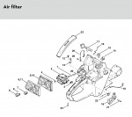 Stihl 048 AV Anti-Vibration Gasoline Chainsaw Spare Parts